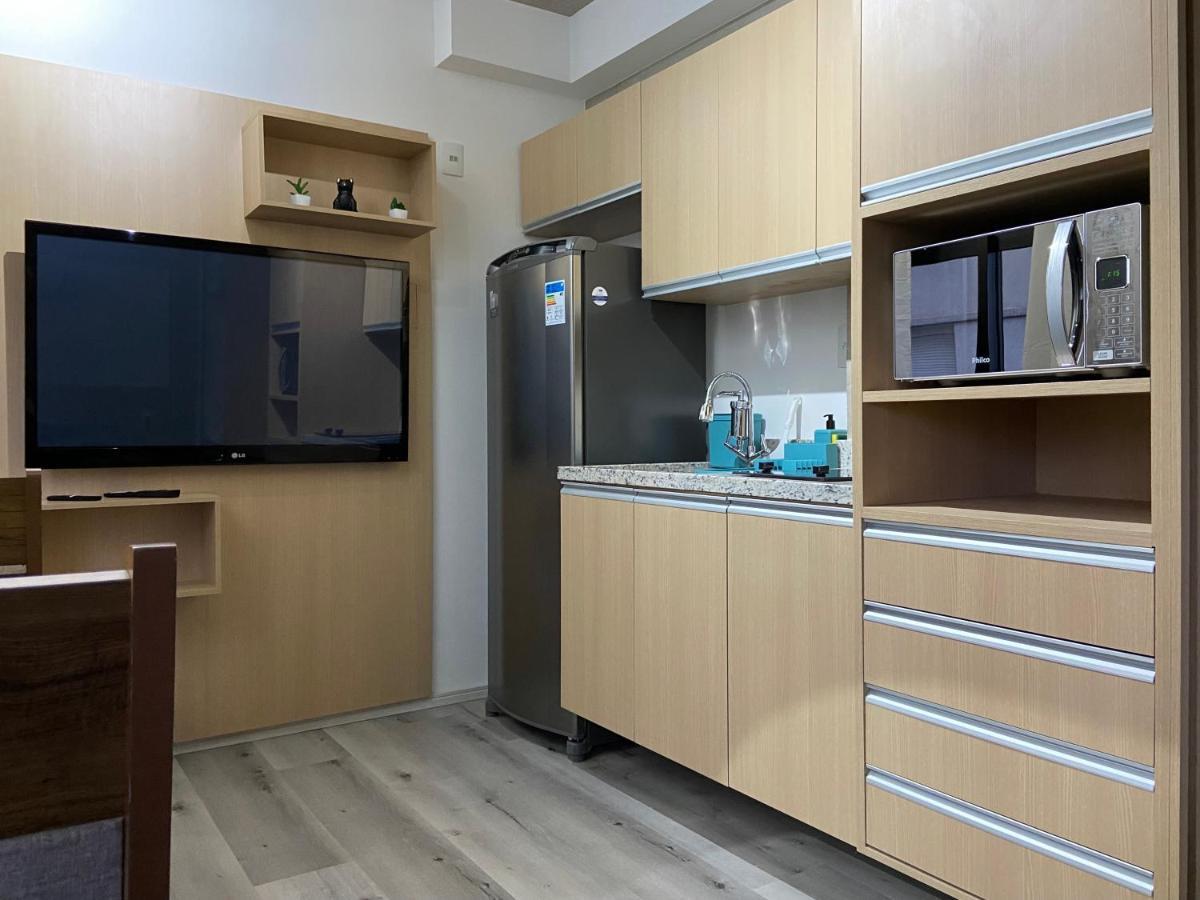 75 New Studio W Fast Wifi, Balcony, Gym And Movie Screen São Paulo Exterior foto
